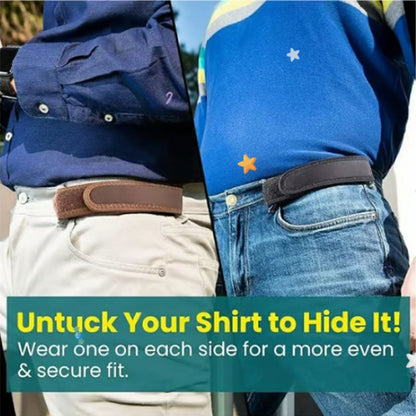 Men's Belt | Buckleless Minimalist Design | Durable Flexible Construction | Comfortable Fit