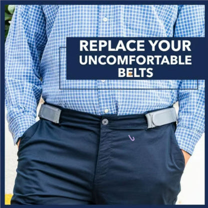 Men's Belt | Buckleless Minimalist Design | Durable Flexible Construction | Comfortable Fit