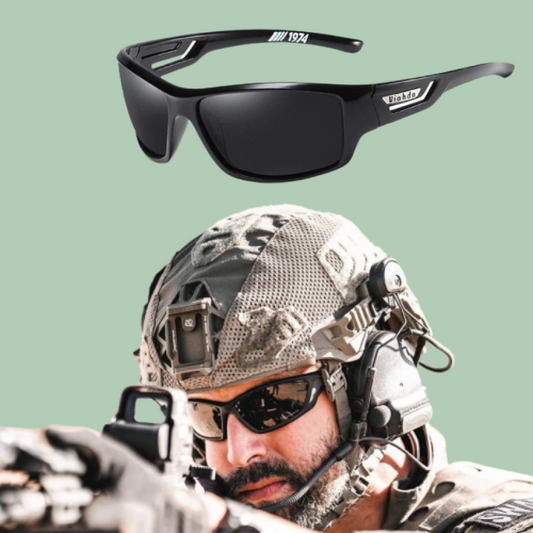Men's Fishing Sunglasses | Military Aviator Style | Photochromic UV400 Polarized Lenses
