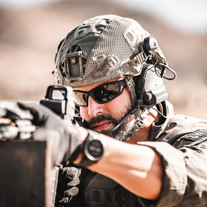 Men's Fishing Sunglasses | Military Aviator Style | Photochromic UV400 Polarized Lenses