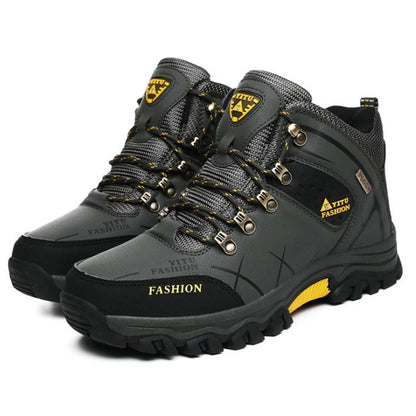 Men's Hiking Boots | Fleece Lined | Waterproof & Non-Slip Rubber Sole