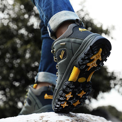 Men's Hiking Boots | Fleece Lined | Waterproof & Non-Slip Rubber Sole