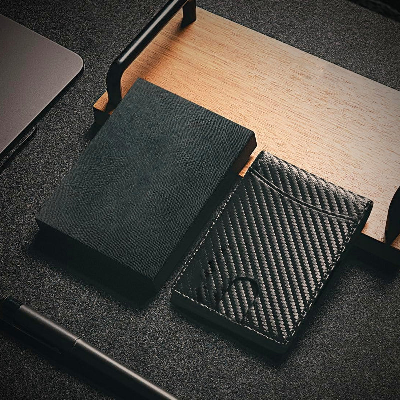 Men's Money Clip Wallet | Anti-Theft Magnetic & RFID Blocking | Genuine Leather | 12-Card Capacity