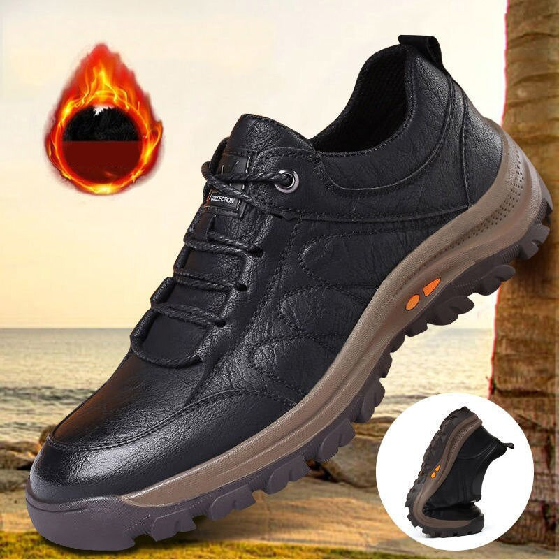 Men's Orthopedic Shoes | Arch Support | Leather Upper & Anti-Slip Sole
