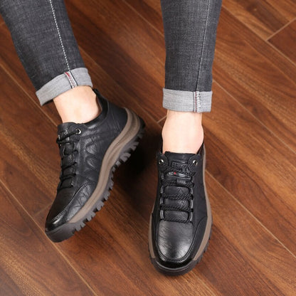 Men's Orthopedic Shoes | Arch Support | Leather Upper & Anti-Slip Sole