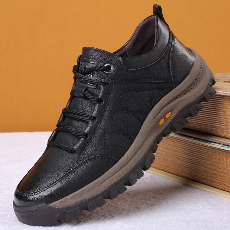 Men's Orthopedic Shoes | Arch Support | Leather Upper & Anti-Slip Sole