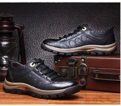Men's Orthopedic Shoes | Arch Support | Leather Upper & Anti-Slip Sole