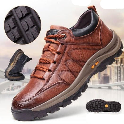 Men's Orthopedic Shoes | Arch Support | Leather Upper & Anti-Slip Sole