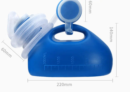 Men's Portable Urinal | Removable Hose | 2L Capacity | Travel & Camping