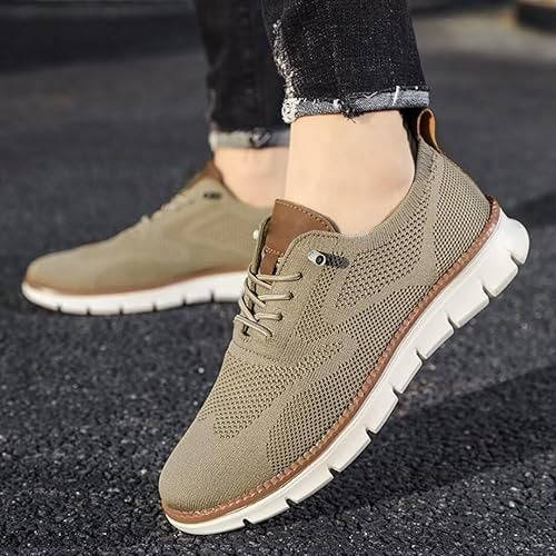 Men's Slip-On Business Shoes | Breathable Knit | Moisture-Wicking & Odor Control | All-Day Comfort