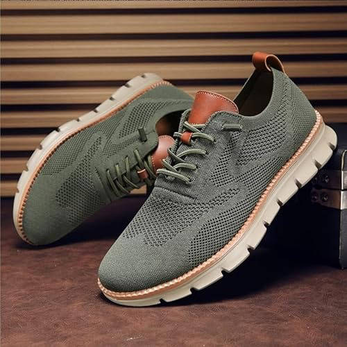 Men's Slip-On Business Shoes | Breathable Knit | Moisture-Wicking & Odor Control | All-Day Comfort
