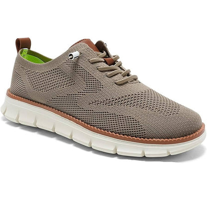 Men's Slip-On Business Shoes | Breathable Knit | Moisture-Wicking & Odor Control | All-Day Comfort