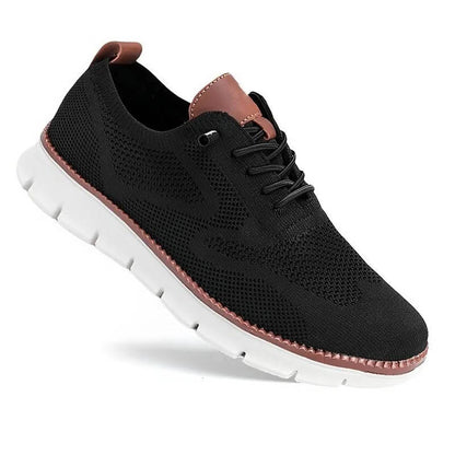 Men's Slip-On Business Shoes | Breathable Knit | Moisture-Wicking & Odor Control | All-Day Comfort