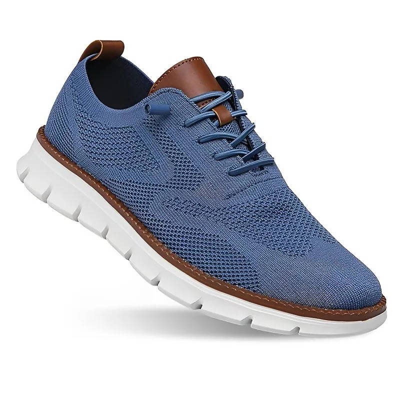 Men's Slip-On Business Shoes | Breathable Knit | Moisture-Wicking & Odor Control | All-Day Comfort