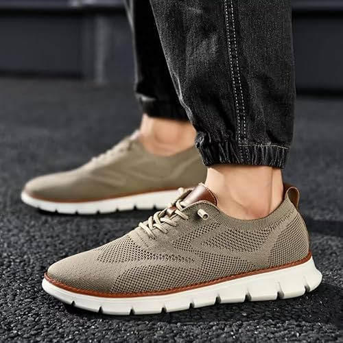 Men's Slip-On Business Shoes | Breathable Knit | Moisture-Wicking & Odor Control | All-Day Comfort