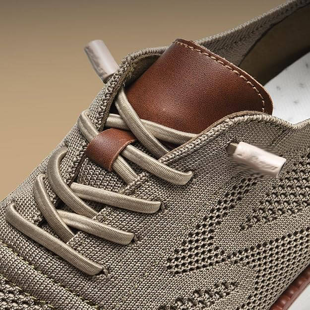 Men's Slip-On Business Shoes | Breathable Knit | Moisture-Wicking & Odor Control | All-Day Comfort