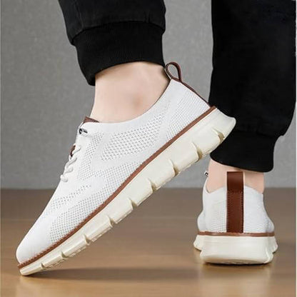 Men's Slip-On Business Shoes | Breathable Knit | Moisture-Wicking & Odor Control | All-Day Comfort