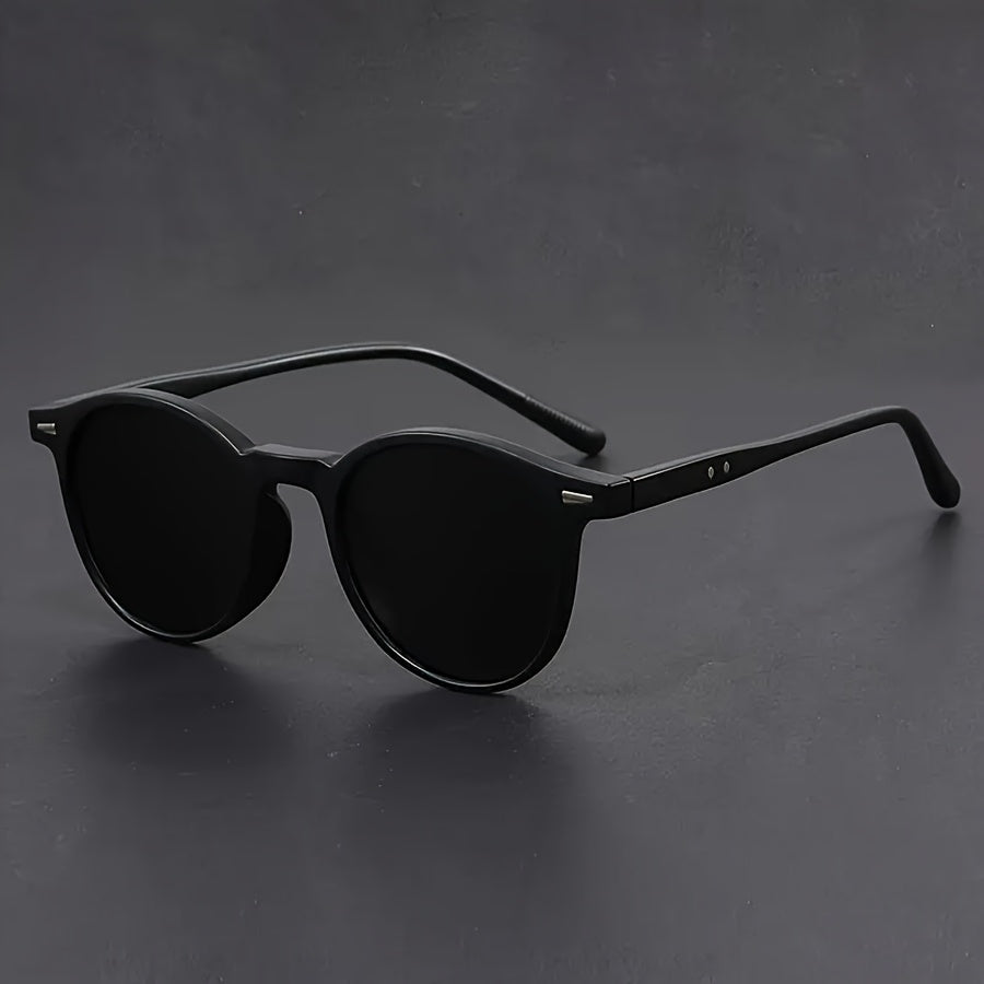 Men's Sunglasses | Retro Round Tortoiseshell | Lightweight Full Frame | Comfortable Fit