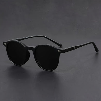 Men's Sunglasses | Retro Round Tortoiseshell | Lightweight Full Frame | Comfortable Fit