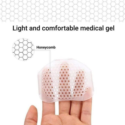 Metatarsal Gel Pads Set of 2 | Breathable Ventilated Design | Adhesive Reusable Cushion