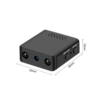 Mini HD Security Camera | Night Vision & Motion Detect | Audio & Loop Recording | Home/Office Use