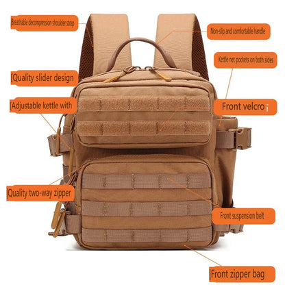 Mini Rucksack 9L | Compact MOLLE | Durable Oxford Fabric | For Hiking & EDC