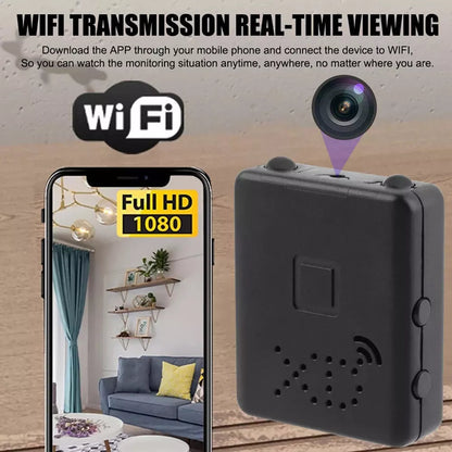 Mini Wi‑Fi Home Security Camera | Full HD | Night Vision & Motion Detection