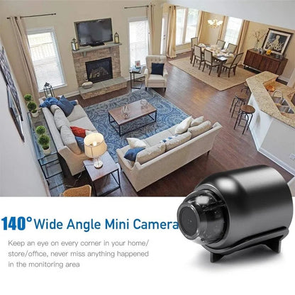 Mini Wi‑Fi Security Camera | Full HD & Night Vision | Motion Detection & Remote Viewing | Home Surveillance