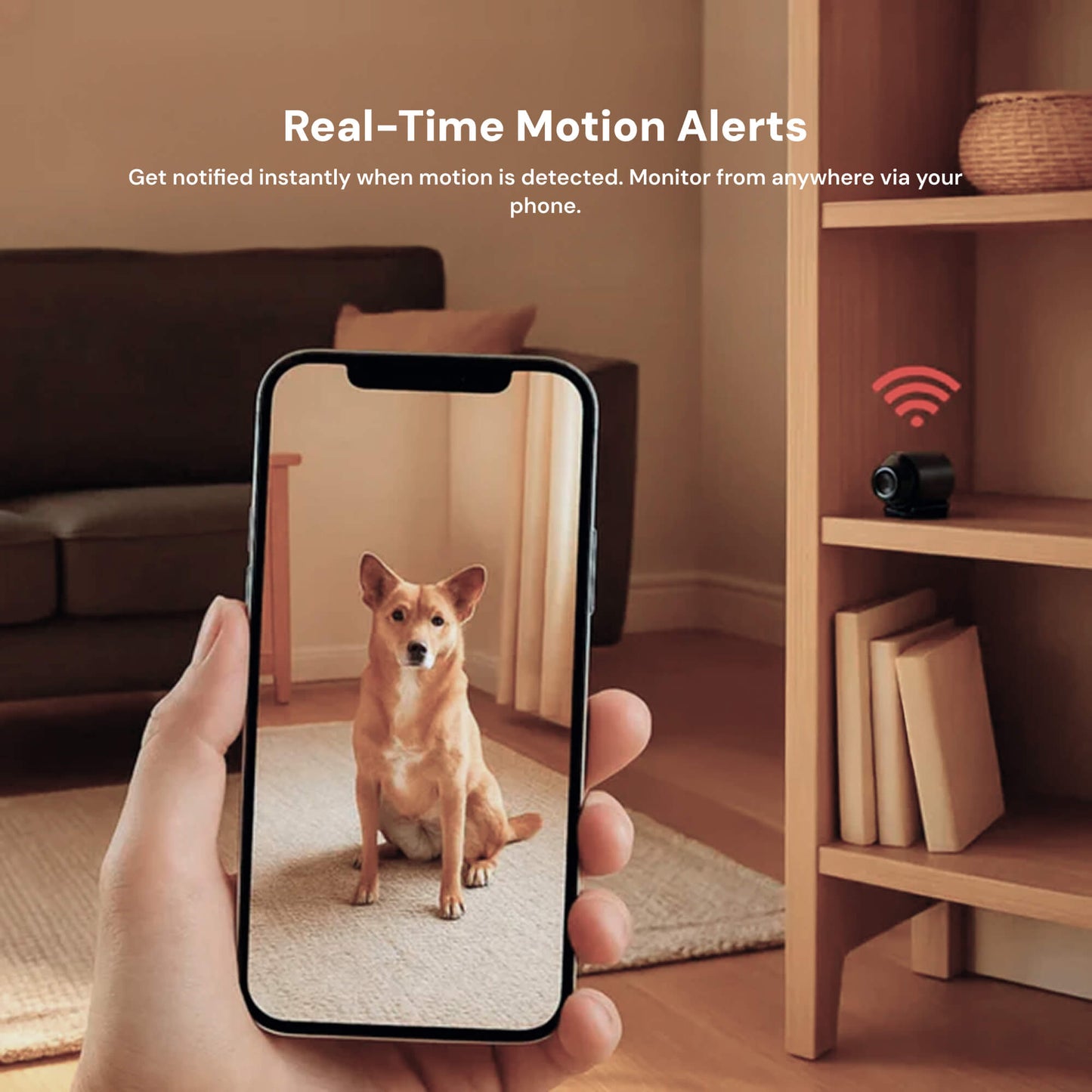 Mini Wireless Indoor Camera | 1080P HD Night Vision | Motion Detection & Remote Viewing