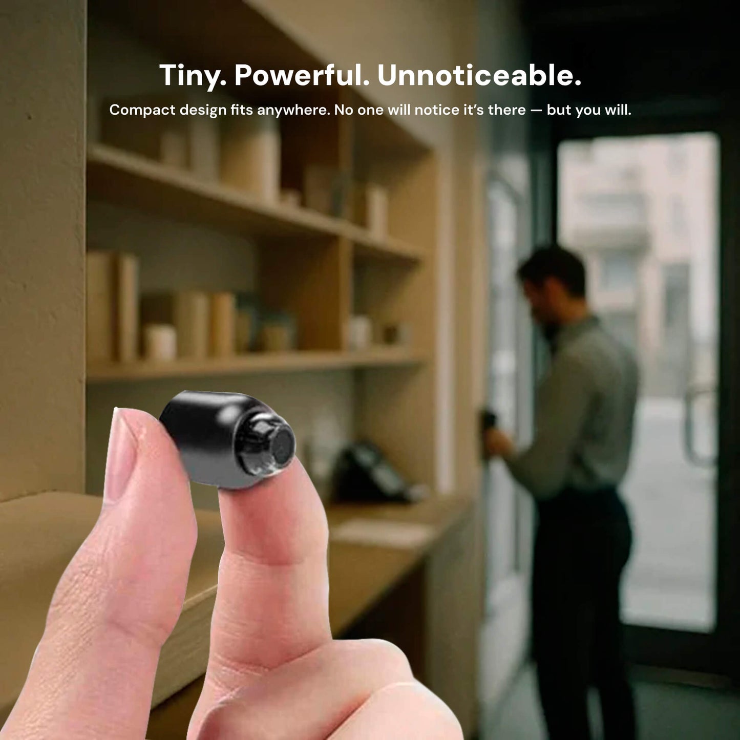 Mini Wireless Indoor Camera | 1080P HD Night Vision | Motion Detection & Remote Viewing