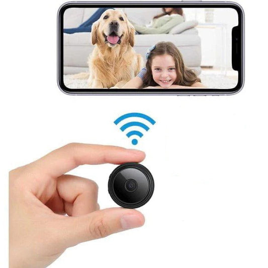 Mini Wireless Magnetic Camera | Full HD Night Vision & Motion Detection | Live Audio & Video Feed