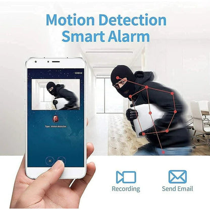 Mini Wireless Magnetic Camera | Full HD Night Vision & Motion Detection | Live Audio & Video Feed