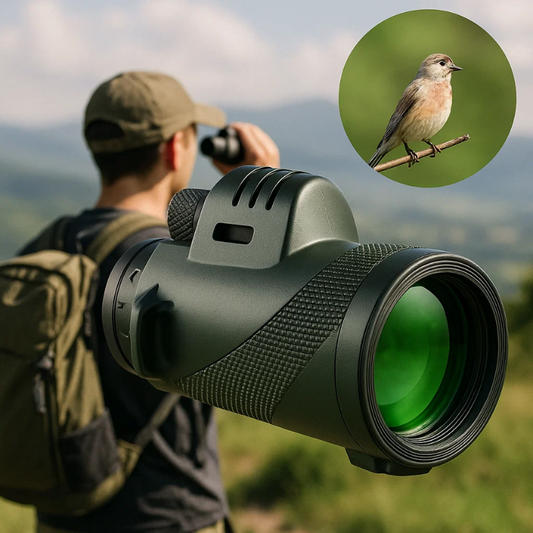 Monocular Telescope | Ultra-Zoom Multi-Coated HD Glass | Lightweight & Weatherproof