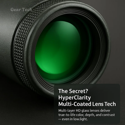 Monocular Telescope | Ultra-Zoom Multi-Coated HD Glass | Lightweight & Weatherproof