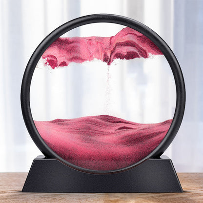 Moving Sand Art Sculpture | Rotating Sand Scenes | Glass Display & LED Mood Light | Stress Relief