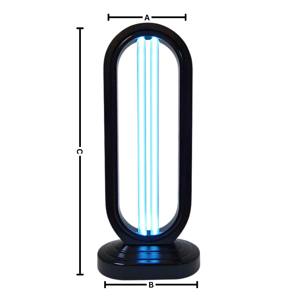 Multi-Surface Disinfectant Bulb | UV-C Sanitizer Kills Bed Bugs & Germs | Remote Timer Control