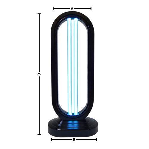 Multi-Surface Disinfectant Bulb | UV-C Sanitizer Kills Bed Bugs & Germs | Remote Timer Control