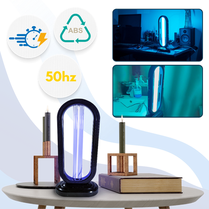 Multi-Surface UV-C Disinfectant Bulb | Sterilizes Bed Bugs & Germs | 3-Mode Timer & Remote