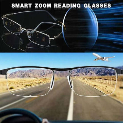 Multifocal Glasses for Adults | Auto-Adjusting Lenses | Blue Light & UV Protection