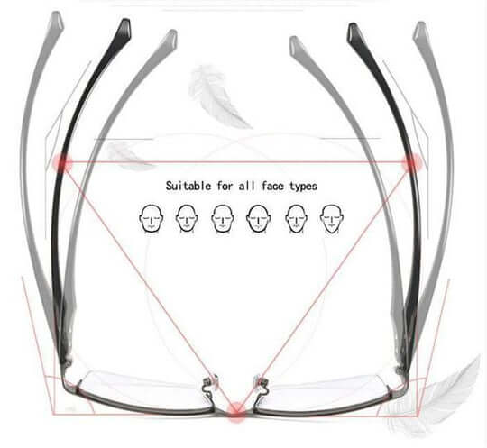 Multifocal Glasses for Adults | Auto-Adjusting Lenses | Blue Light & UV Protection