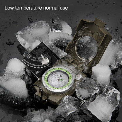 Navigation Compass | Sighting Lens & Clinometer | Luminous Dial | Waterproof Aluminum Case