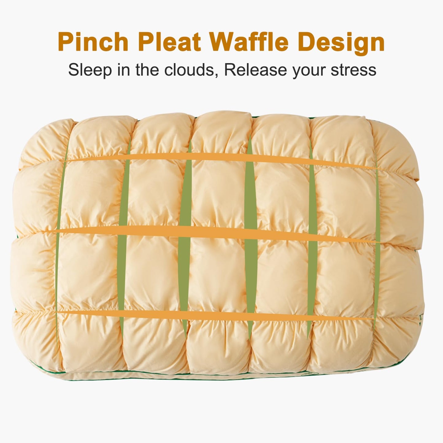 Neck Pillow | Fluffy Cotton & Polyester Fill | Ergonomic Rounded Design | Machine-Washable Cover