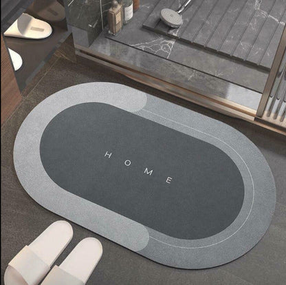 Non-Slip Bath Mat | Super Absorbent Fast-Drying | Mold & Mildew Resistant | Machine Washable