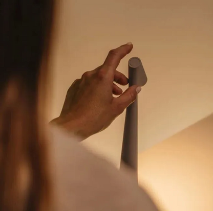 Nordic Table Lamp | Wireless Rechargeable | Touch Dimmer & Color Temp | Up to 10h Battery