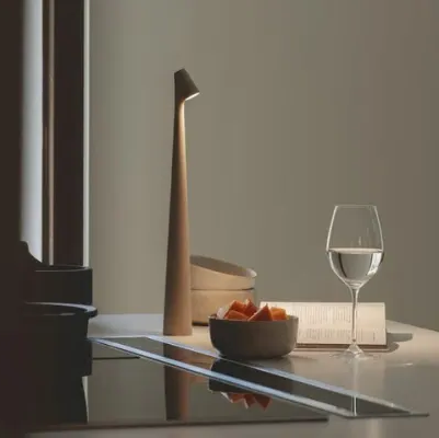 Nordic Table Lamp | Wireless Rechargeable | Touch Dimmer & Color Temp | Up to 10h Battery