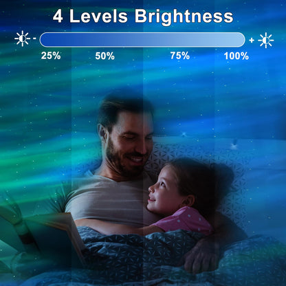 Ocean Wave Projector | LED Ambient Lighting | Bluetooth Speaker & Voice Control | Relaxing Ambience