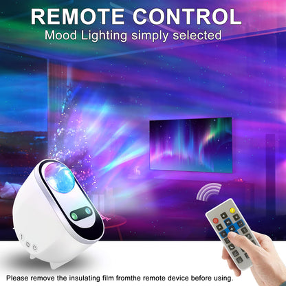 Ocean Wave Projector | LED Ambient Lighting | Bluetooth Speaker & Voice Control | Relaxing Ambience