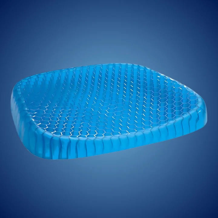 Orthopedic Gel Seat Cushion | Honeycomb Pressure Relief Support | Polyester Fill & Fabric Exterior