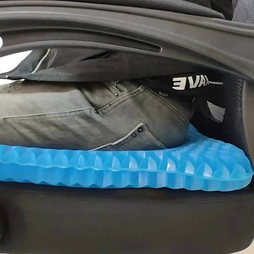 Orthopedic Gel Seat Cushion | Honeycomb Pressure Relief Support | Polyester Fill & Fabric Exterior