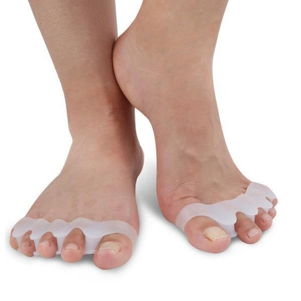 Orthopedic Toe Corrector | Adjustable Toe Separator | Soft Gel Sleeve | Pain Relief
